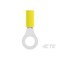 Te Connectivity Ring Terminal, 5/16 in Stud Size, 10 AWG, 600 V, Vinyl Insulated, Yellow 8-34856-2 - alternate 3